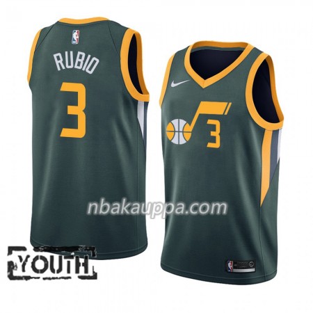 Utah Jazz Ricky Rubio 3 2018-19 Nike Vihreä Pelipaidat Swingman - Lasten